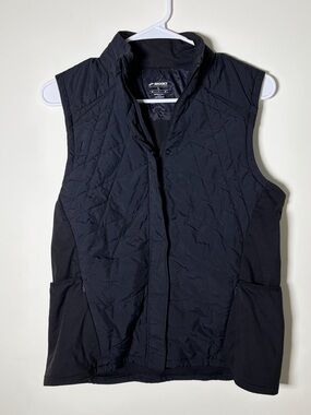 Brooks Quilted Black Lightweight Women's Large Athletic Vest